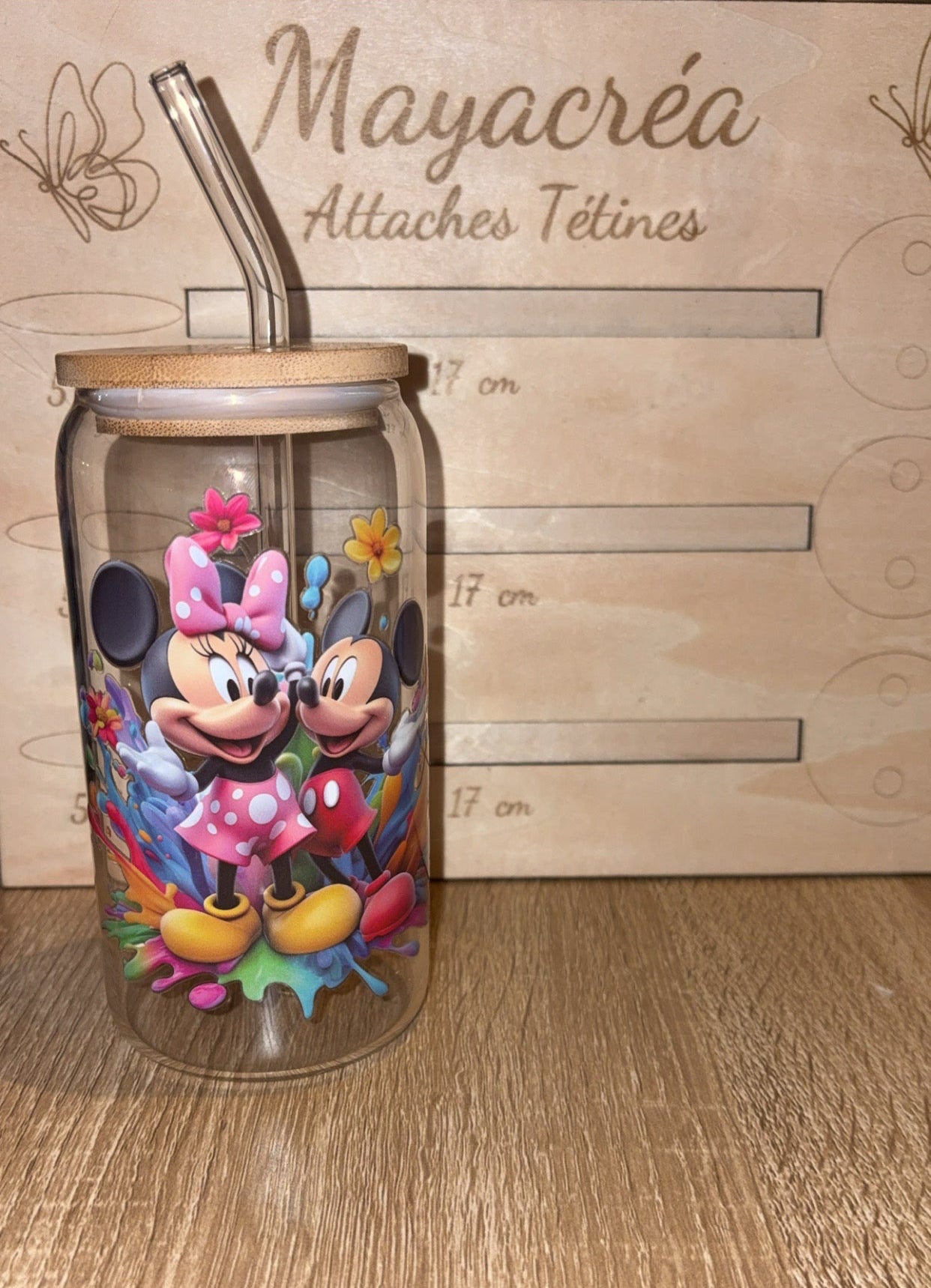Verre paille Disney