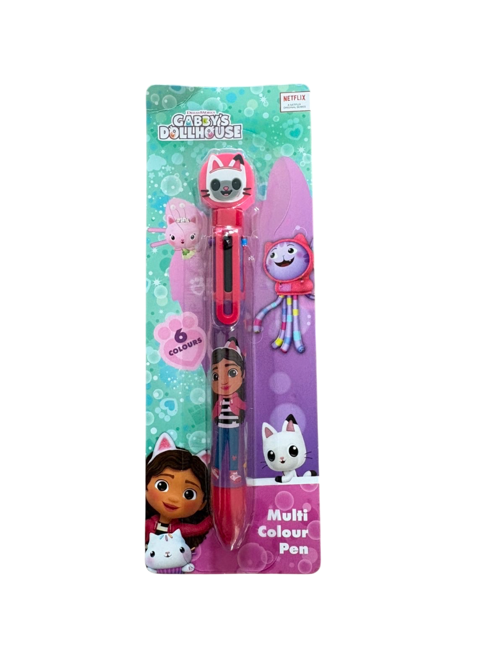 Stylo 6 couleurs Kawai