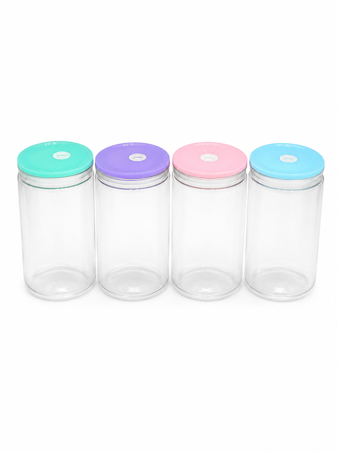 Verre à paille plastique