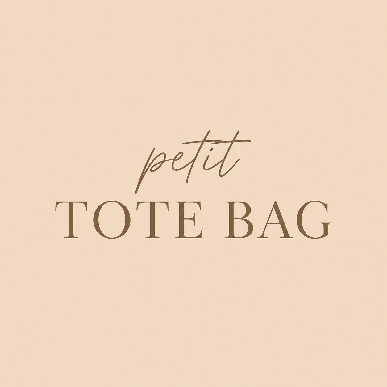 Petit tote bags
