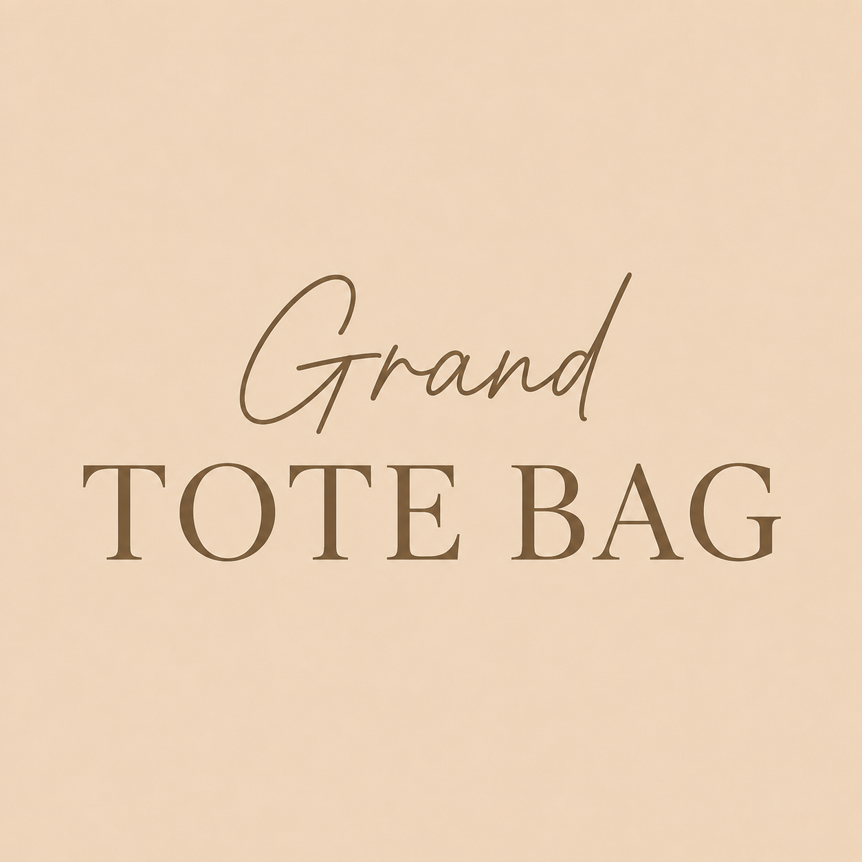 Grand tote bags