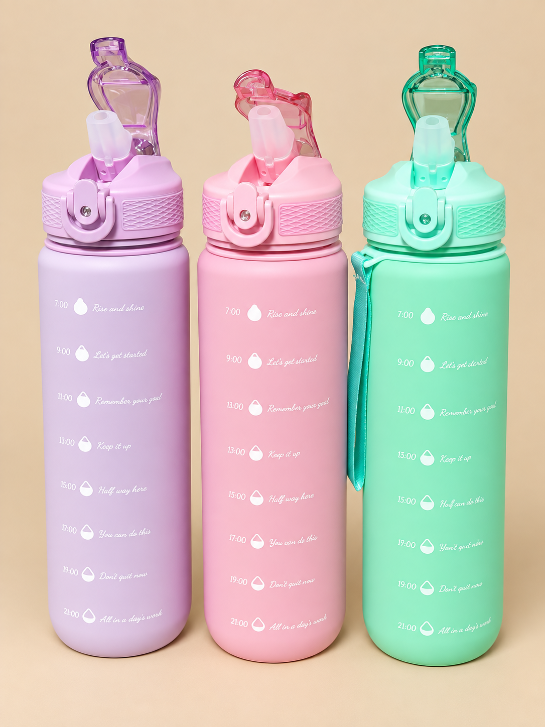 Gourde hydratation en plastique